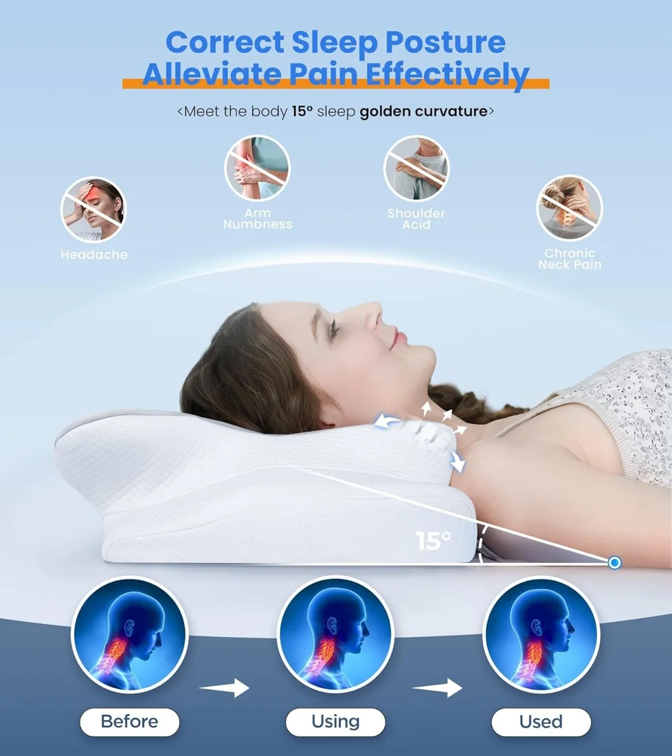 Cozyplayer Ultra Pain Relief Cooling Pillow