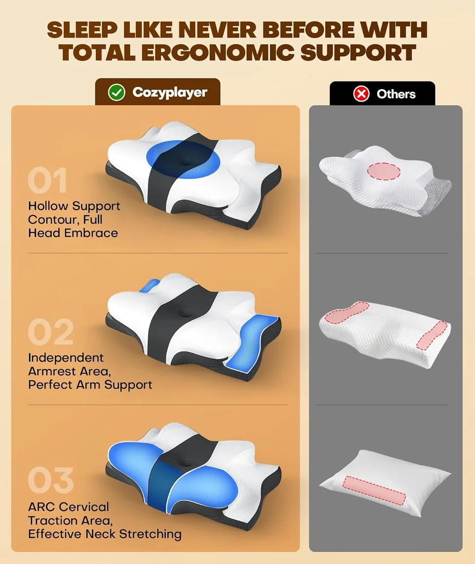 Cozyplayer True Cooling Cervical Pillow